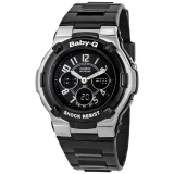 Baby G Shock Resistant Black MultiFunction Sport Ladies Watch BGA1101B2